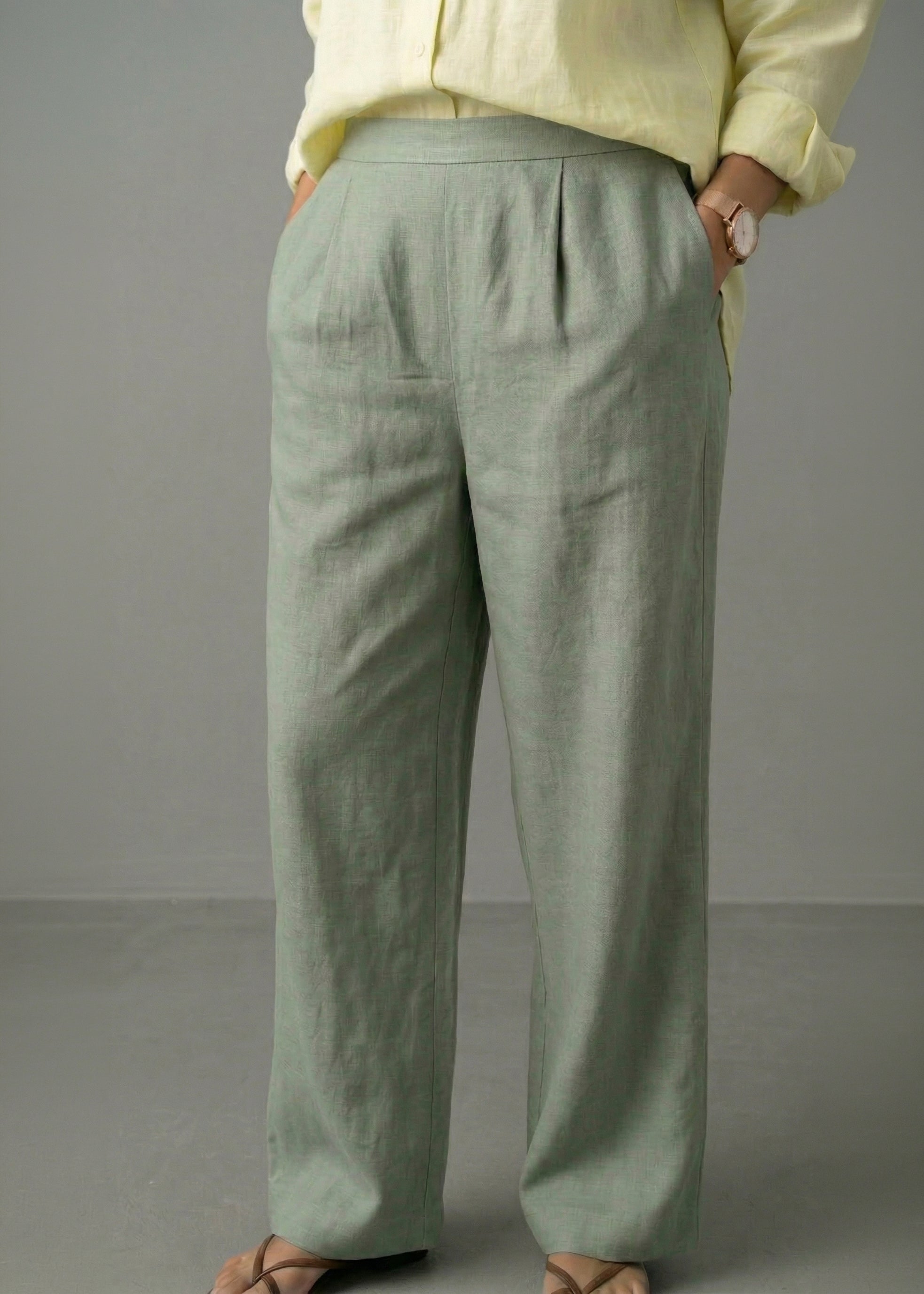 Sage Ease Linen Set