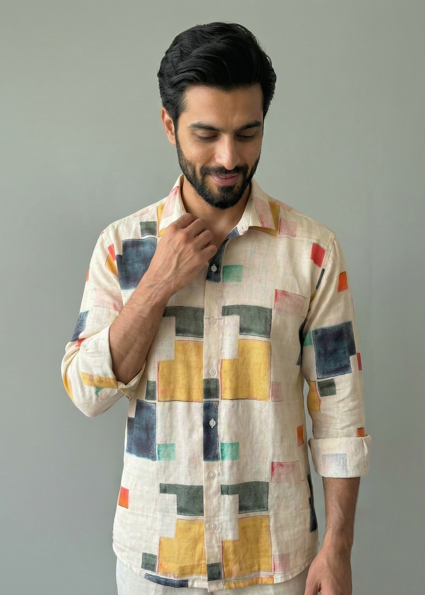 Retro Grid Shirt